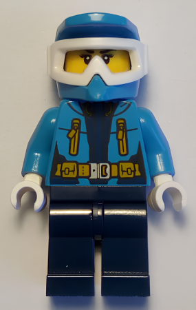 Минифигурка Lego Arctic Explorer Female - Dirt Bike Helmet, Goggles cty0927 U